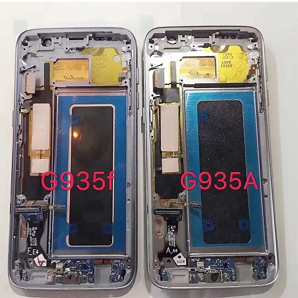 

SZMUGUA Touch Screen Digitizer For Samsung Galaxy S7 Edge G935A G935F Screen LCD Display 2560x1440 5.5inch Frame Housing
