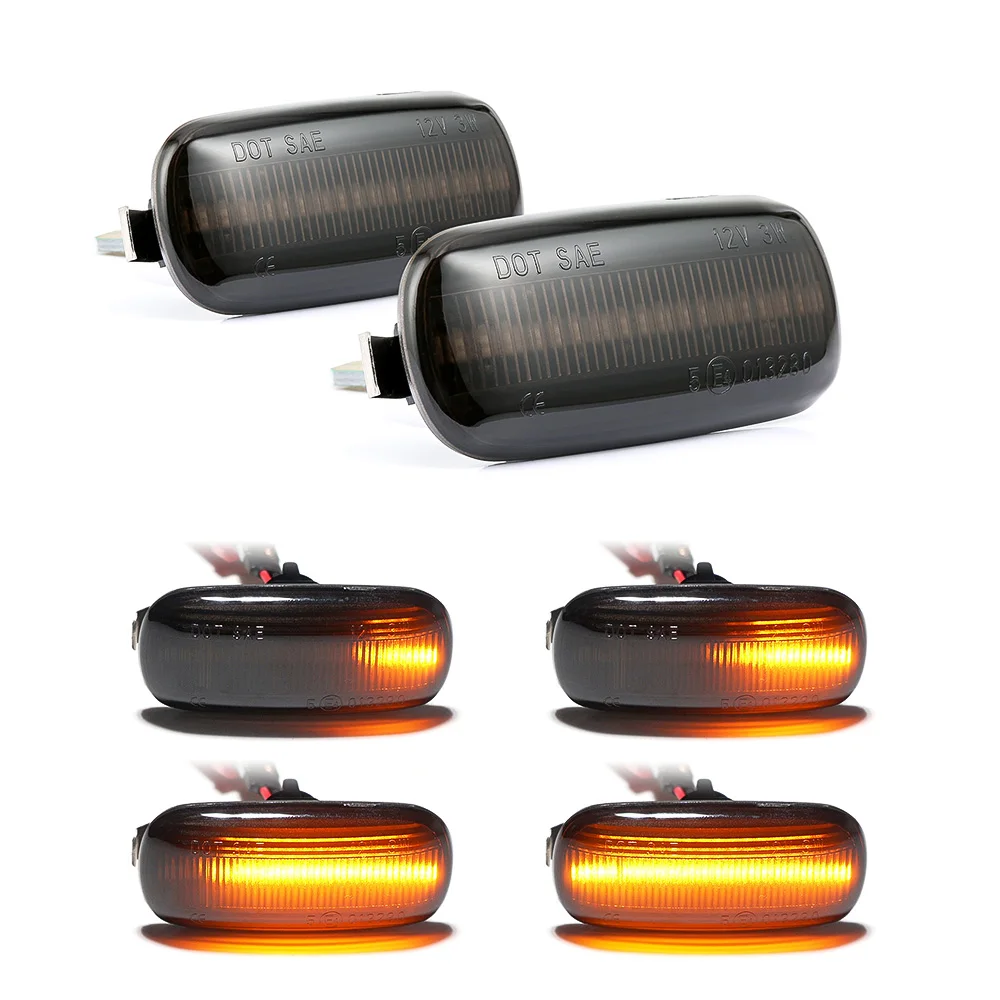 

LED Side Marker Turn Signal Indicator Blinker Repeater for Audi A3 S3 8P A4 S4 RS4 B6 B7 A6 S6 C5 C6