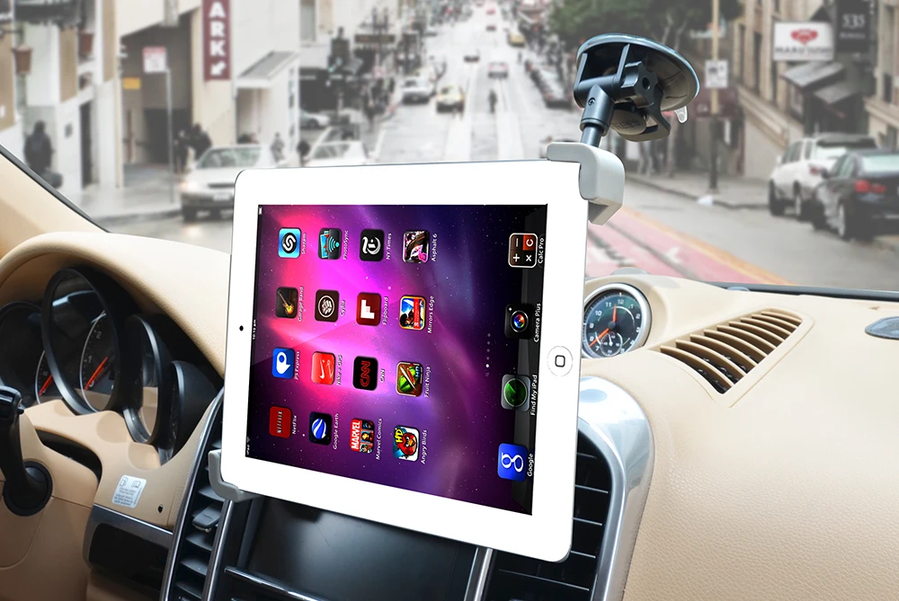 Cobao 7-11 дюймов длинная рука поддержка планшета автомобильная навигация планшет ПК держатель аксессуары крепление для автомобиля для Ipad mini pro Galaxy tab