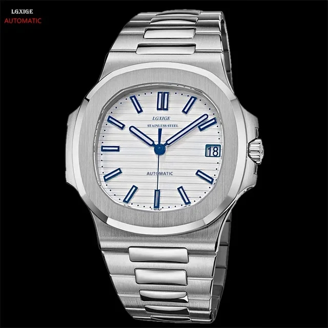 Многоцветный Patek мужские часы Топ люксовый бренд автоматические часы Военная нержавеющая сталь спортивные дайвинг повседневные модные часы мужские водонепроницаемые watc - Цвет: Многоцветный