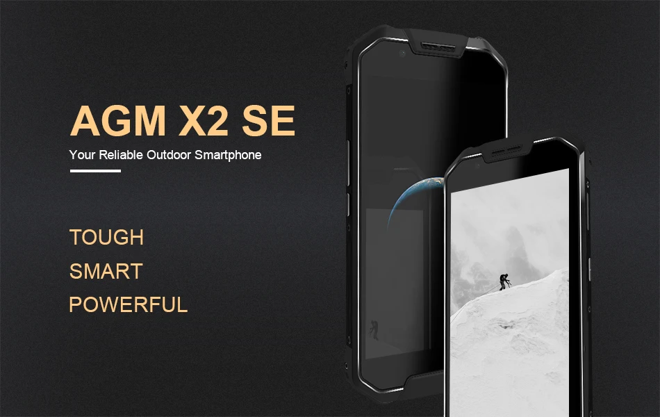 AGM X2 SE 6G ram 64G rom Android 7,1 Мобильный телефон 5," FHD AMOLED экран IP68 водонепроницаемый 6000mAh прочный телефон двойная SIM 16,0 MP