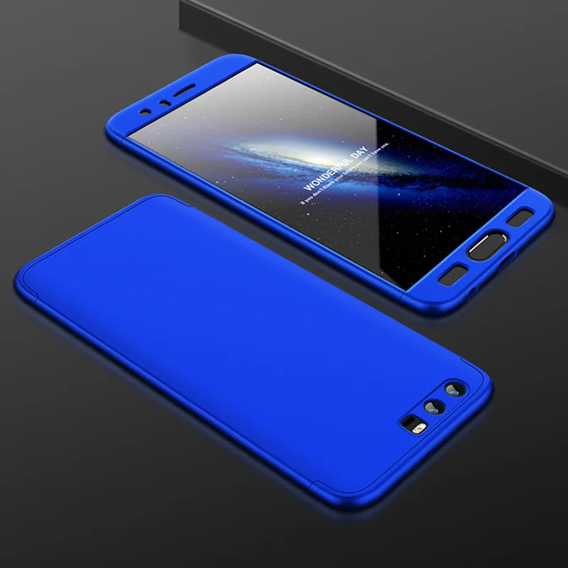

WeeYRN 360 Full Hard Cover For Huawei honor 9 honor9 Funda Phone Case Luxury Plastic Protective Cover For Huawei honor9 honor 9