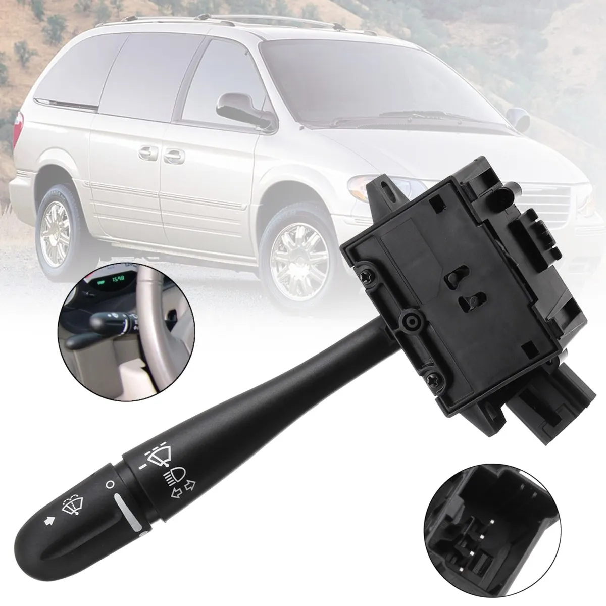 

#4685711AA #9620902 #629-00643 Steering Column Turn Signal Headlamp Switch Wiper Blade Unit For Dodge Grand Caravan Chrysler