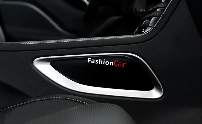 

For Jaguar F-Pace f pace 2016 X761 Car Side Middle Console Gear box panel Cover Trim 2pcs