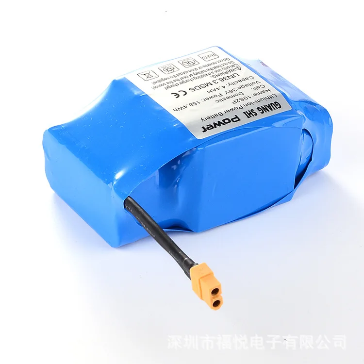 Flash Deal Battery for hoverboard balancing scooter gyroscope geroskutter excerter hydrosculator 36 V4.4ah lithium Power Battery Giroskuter 5