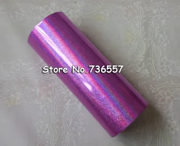 

Hot stamping foil Holographic foil hot stamping on paper or plastic 16cm x 120m pink sand Color