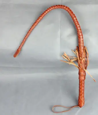 MILITARY ARMY LEATHER HORSE WHIP RIDING CROP HANDMADE