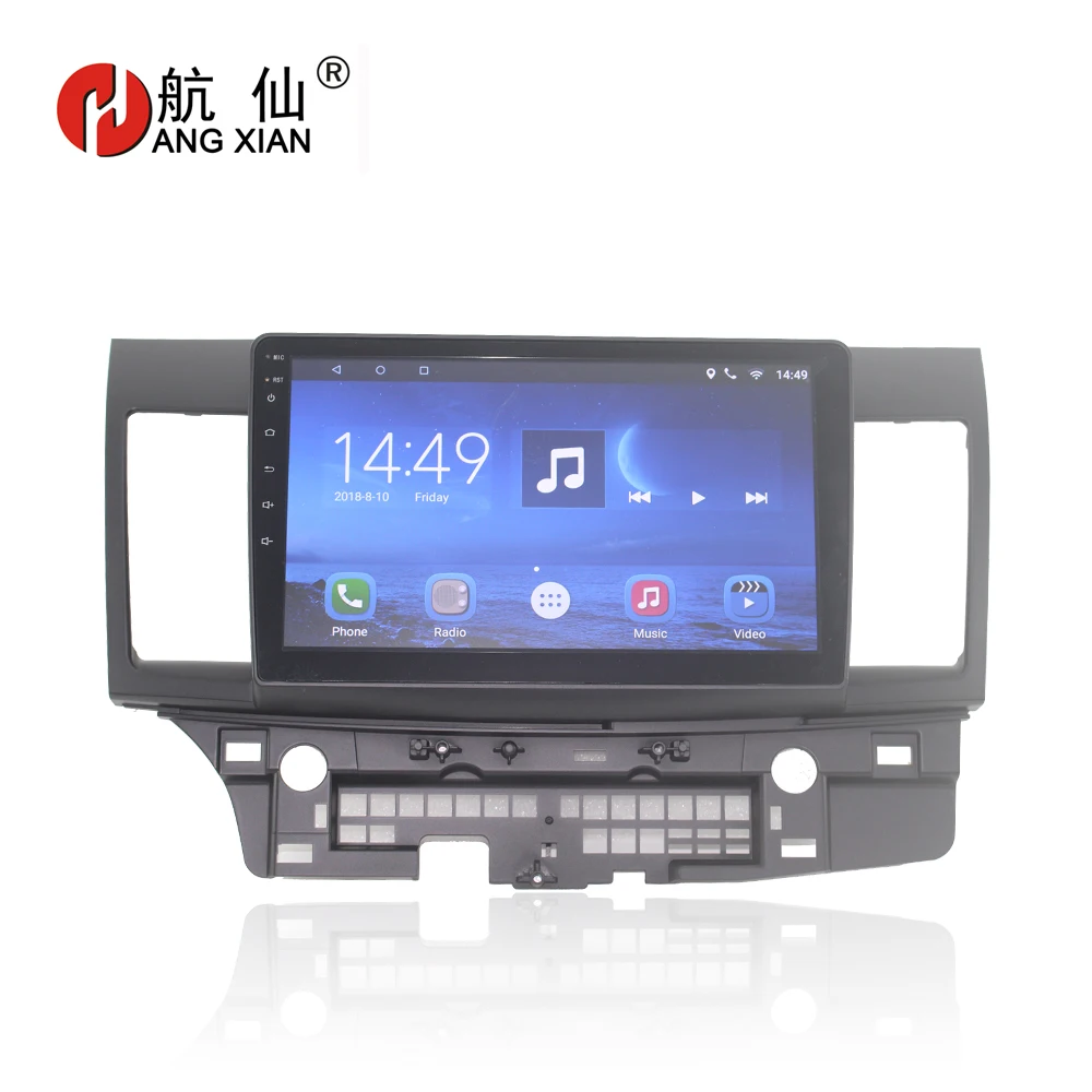 

Hang xian 10.1" Quad Core Android 7.0 Car DVD Player For MITSUBISHI Lancer 2014 car radio GPS Navigation BT,wifi,SWC