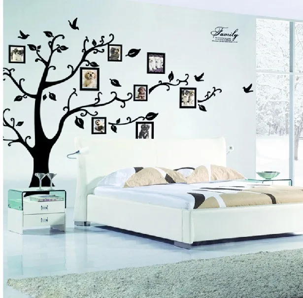 

DIY 50*70cm photo frame memory tree classical family wall decal 2141s decorative adesivo de parede removable pvc wall sticker