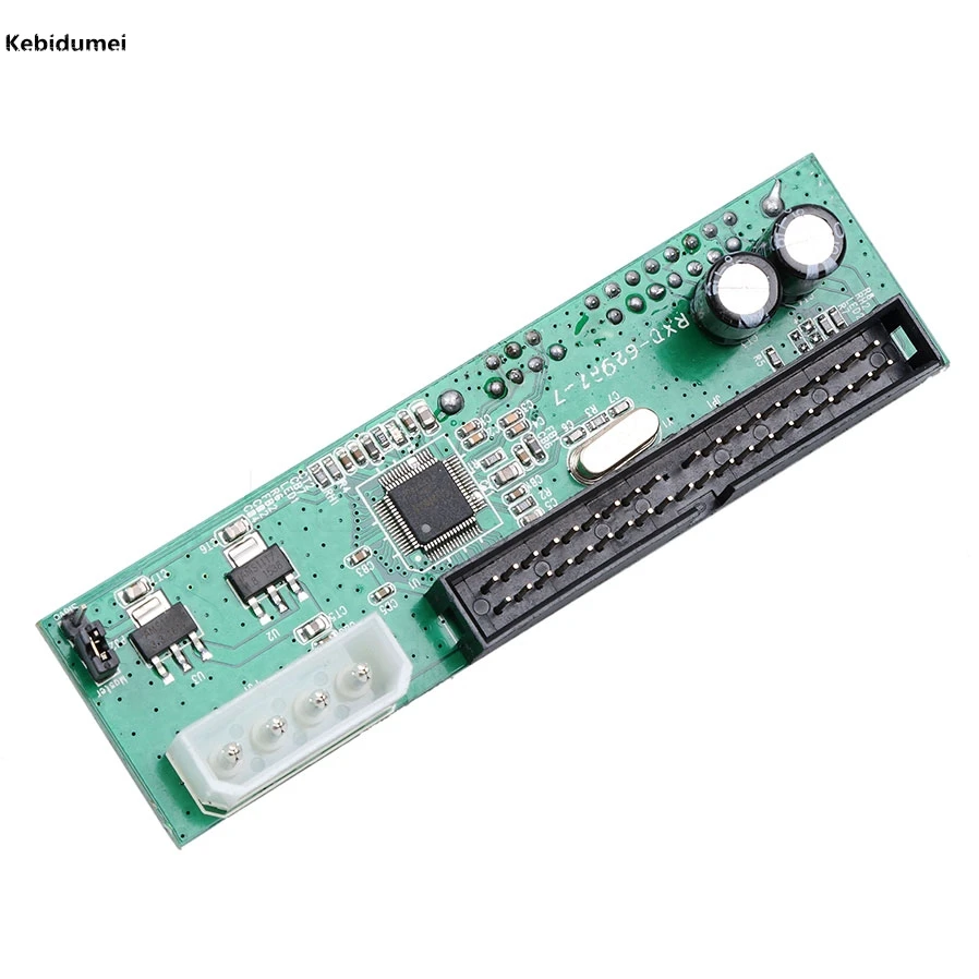 

Kebidumei 15+7 22 Pin 2.5" 3.5" SATA to 3.5" IDE Adapter Hard Disk Driver HDD SATA to IDE Converter for Laptop Notebook PC