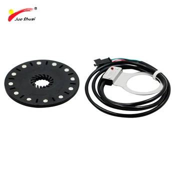 

jueshuai Electric Bicycle 12 Magnet PAS Pedal Assistant Sensor System LED LCD Controller Electric Bike Accessories Ebike Parts