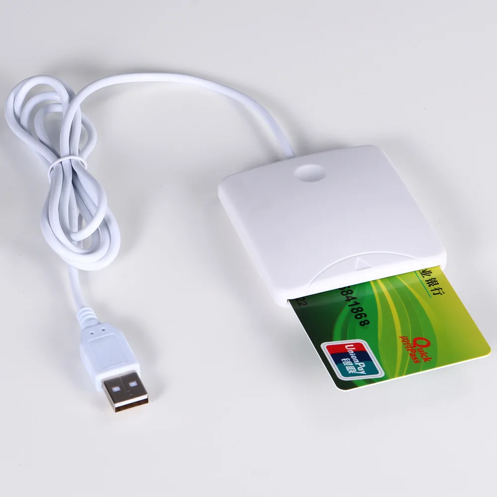 Считыватель карт IC USB считыватель смарт чипов со слотом для SIM карты кредитных