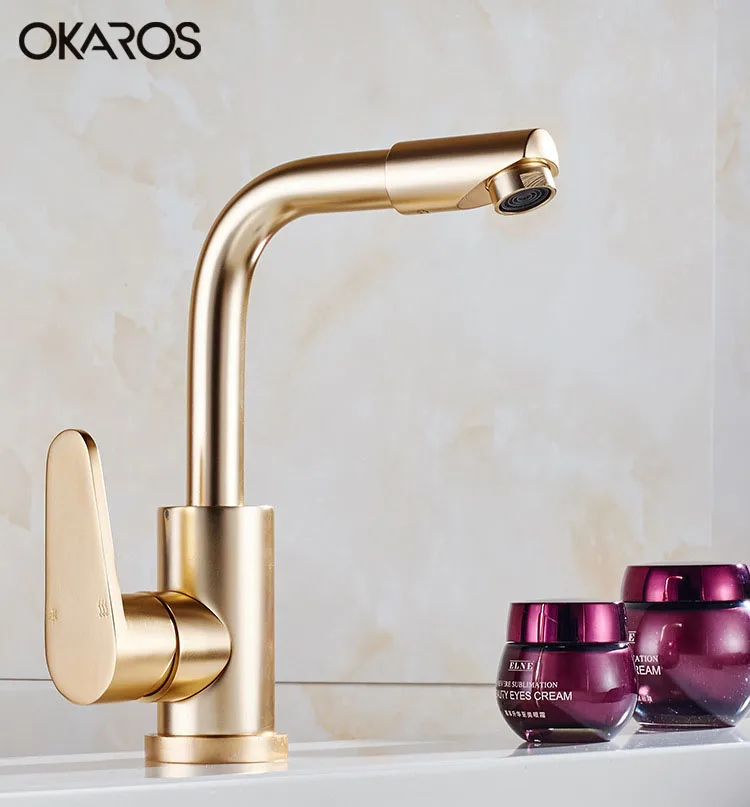 

2016 Newest Basin Faucet Kitchen Sink Faucet Space Aluminum 360 Degree Rotation Hot And Cold Water Tap Mixer Torneira Cozinha