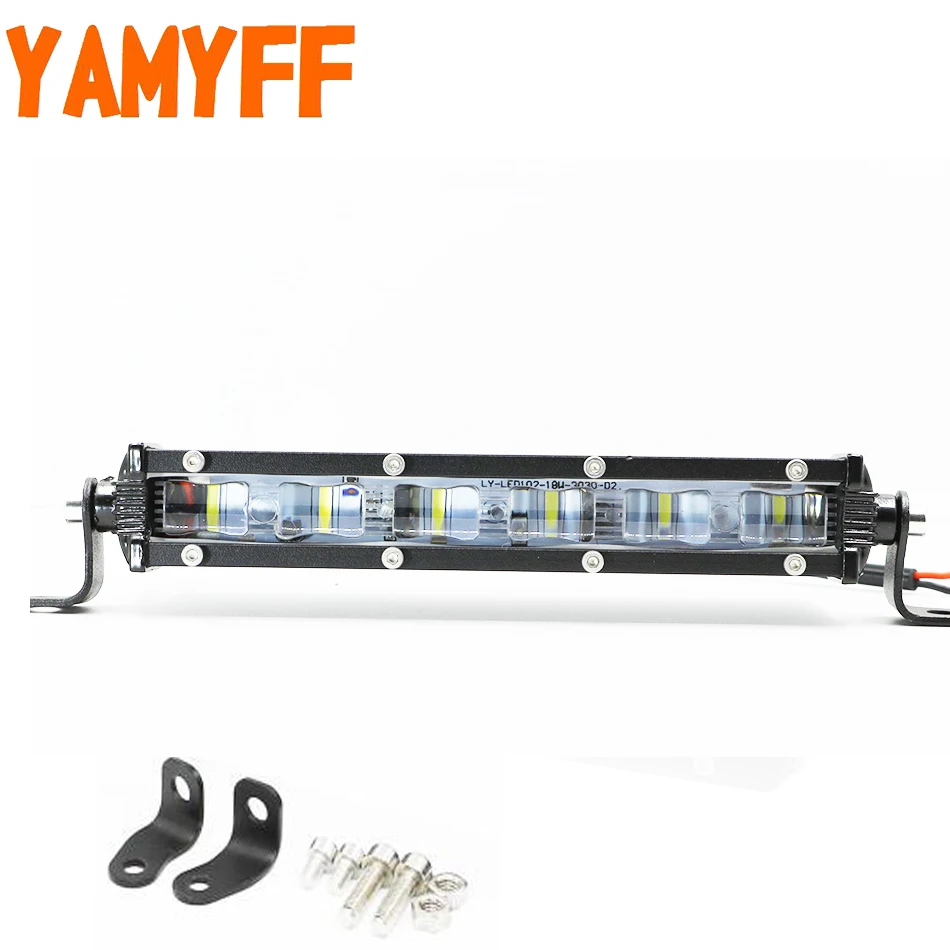 

YAMYFF 6D 7inch Mini LED Light Bar Single Row Work Lights Bar Slim Offroad Led Work Light Driving Flood Beam 12V 24V