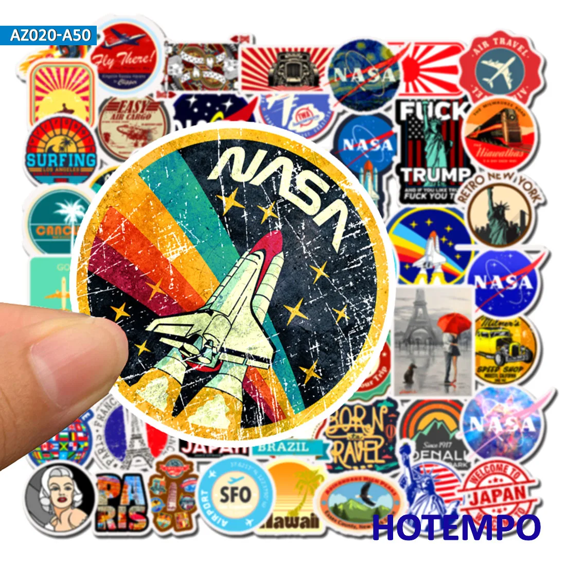 50pcs Travel Decorative Adhesive Stickers DIY Mobile Phone Laptop Luggage Suitcase Guitar Skateboard Fixed Gear Decal Stickers 50pcs Travel Decorative Adhesive Stickers DIY Mobile Phone Laptop Luggage Suitcase Guitar Skateboard Fixed Gear Decal Stickers