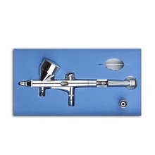 0,25 мм двойного действия Аэрограф Краски аэрография пистолет ручка-распылитель комплект для Краски ногтей искусство татуировки игрушки модели для тортов