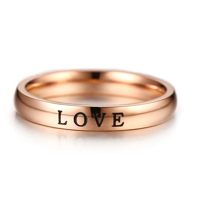 Купить модные кольца из розового золота серебра 3 мм для женщин очаровательные