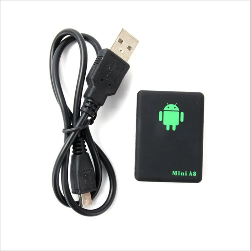 Мини трекер A8 LBS GSM Global Time GSM/LBS/GPRS отслеживающее устройство с кнопкой SOS для