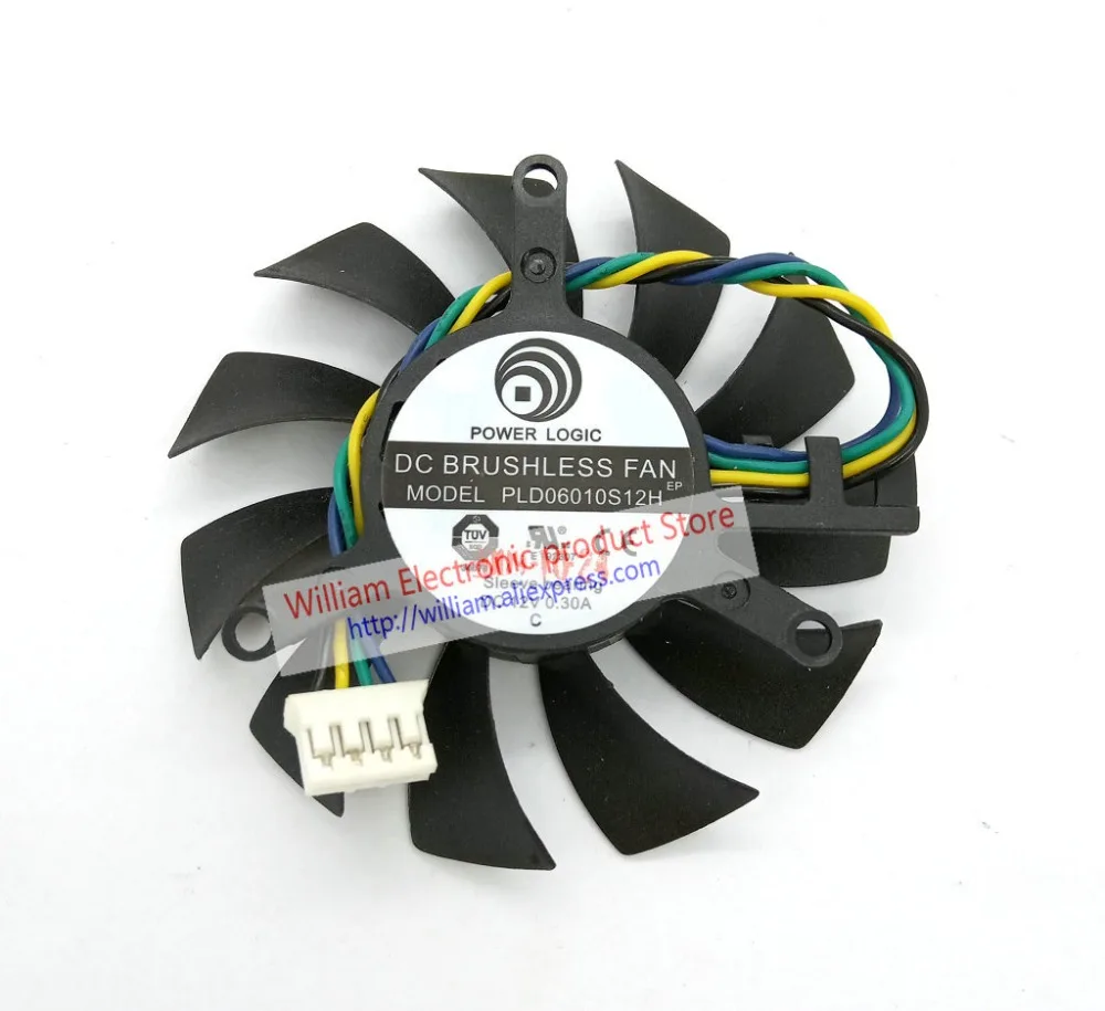 New For POWER LOGIC PLD06010S12H 12V 0.30A graphics card fan