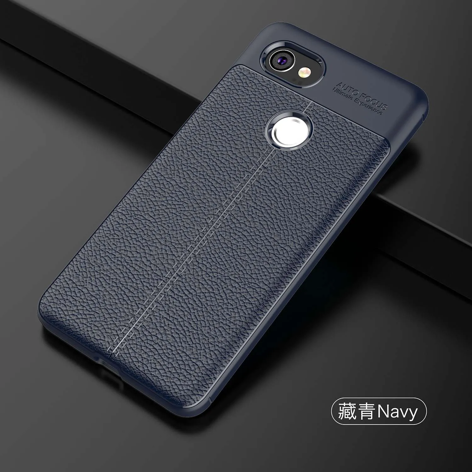 

Wolfsay Soft TPU Case For Google Pixel XL 2 Case Leather Texture Silicone Phone Cover For Google Pixel XL 2 Business Coque 6.0
