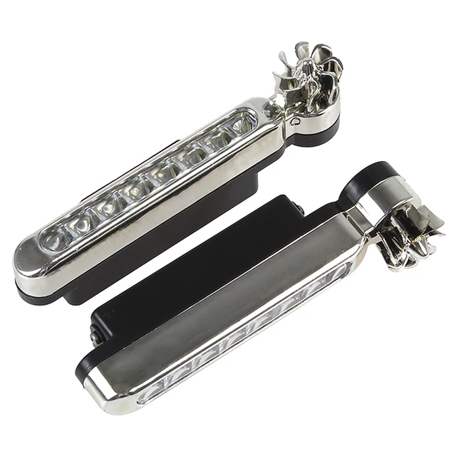 Best Price 2pcs Super White 8 x LEDs Wind Power Vehicle Lights with Fan Rotation for Fog Warning / Daytime Running Signal Lamp Best Price 2pcs Super White 8 x LEDs Wind Power Vehicle Lights with Fan Rotation for Fog Warning / Daytime Running Signal Lamp