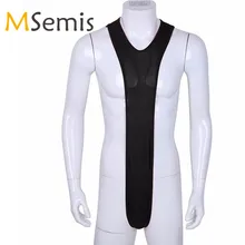 Borat Mankini купальник для мужчин Мужской купальный костюм эластичное трико трусики-Танга нижнее белье боди сексуальный мужской купальник