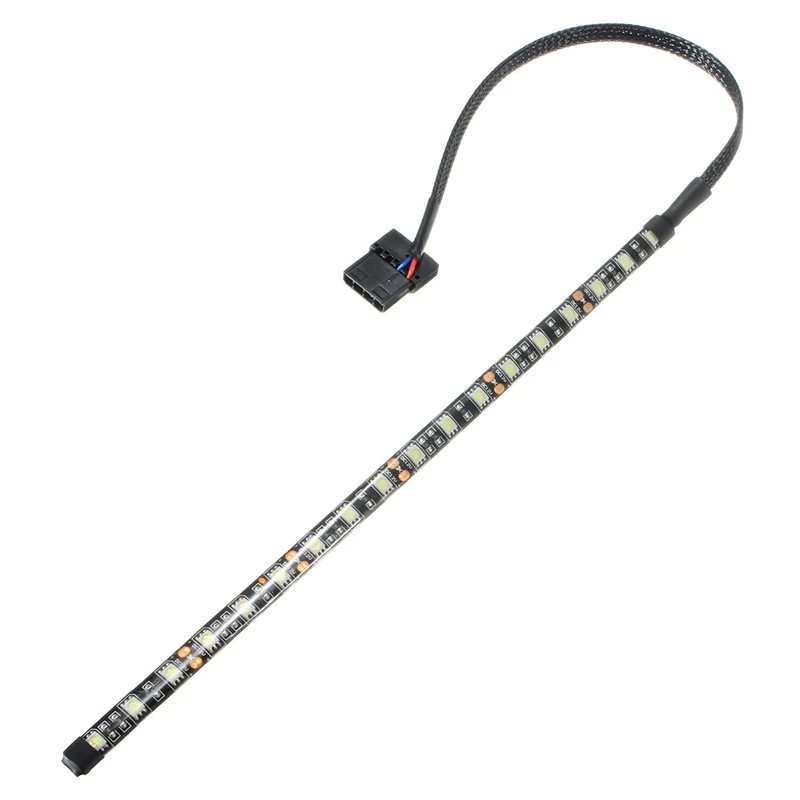 

30cm 4 Pin 18 LED Light Strip LED Strip DC12V 5050 SMD Neon Adhensive Strip Computer Case Energy Saving Flexible LED Lamp