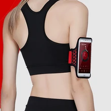 Elenxs телефон нарукавная повязка для бега спортивная сумка на запястье Открытый Бег карманы Пешие прогулки велосипедная сумка Легкий