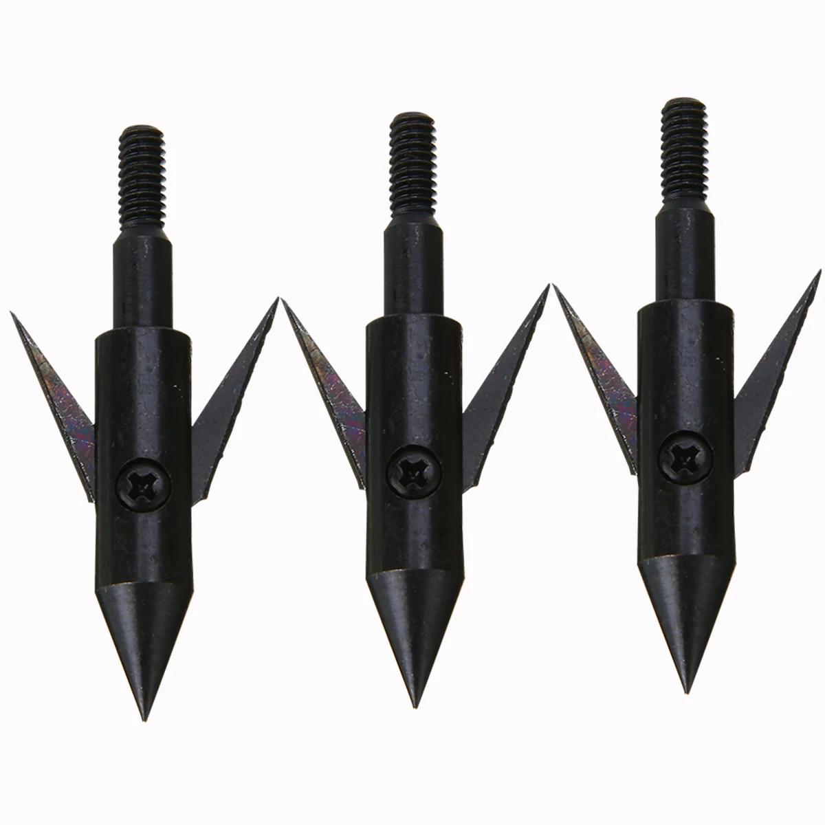 3PCS Hunting Arrow Heads Tips Archery Broadhead Arrowhead Points Bowfishing Broadheads Tips Shooting Bow
