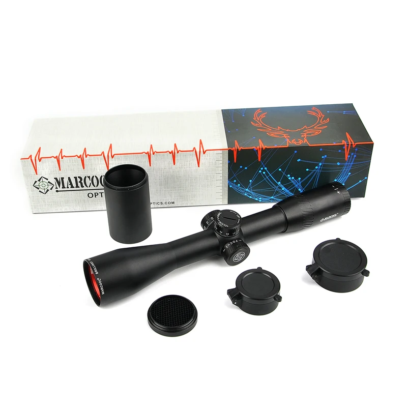 Marcool Riflescope BLT 10X44 SF HD Red Ring Tactical Airsoft Air Rifle Optical Collimator Sight Rifle Scope For Hunting