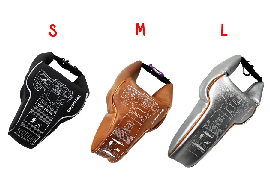 Cena 2018 nowy wodoodporny Quakeproof Camera Lens torba wideo futerał do przechowywania PU tkaniny do Canon Nikon Sony Pentax Fujifilm lustrzanka cyfrowa