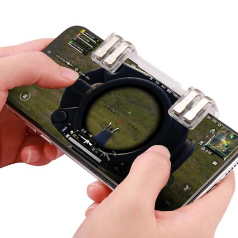 

Mobile Phone Game Joysticks Gamepad For PUBG Trigger Fire Button Smartphone Shooting Game Aim Key L1R1 Shooter Controller