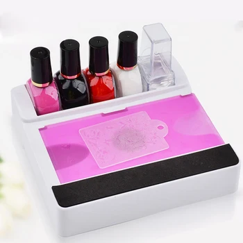 

1PC Portable Nail Plates Holder Nail Art Stamper Scraper Case Nail Art Stamping Template Image Plates Box