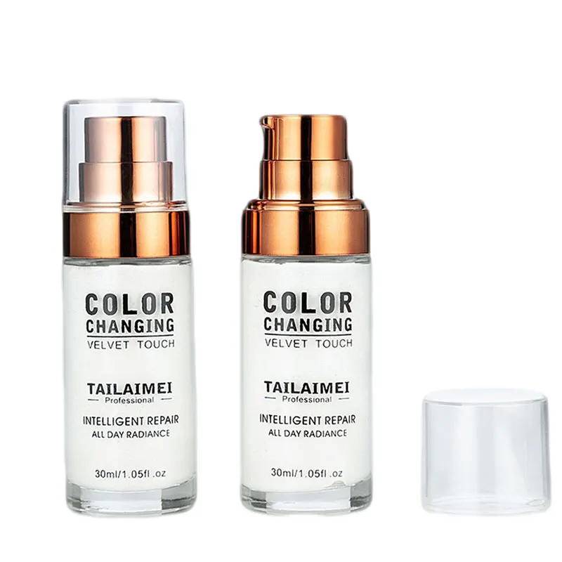 Tml, меняющая цвет, основа для макияжа, жидкое покрытие для лица, корректор, меняющий тон вашей кожи, анти-аллергическая, водостойкая, 30 мл