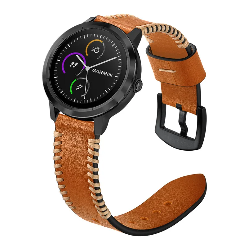 Кожаный браслет COMLYO для garmin CAME vivoactive 3 music Forerunner 645 245 ремешок спортивных смарт
