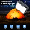 T-SUNRISE LED Camping Lights 3 Mode Outdoor Tent Camping Lantern Solar Flashlights Lamp USB Rechargeable Portable Hanging Lamps 1