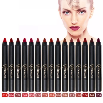 

Lip Makeup Lipstick Pencils Kit Long Lasting Lipsticks Sharpener Cleansing Gel