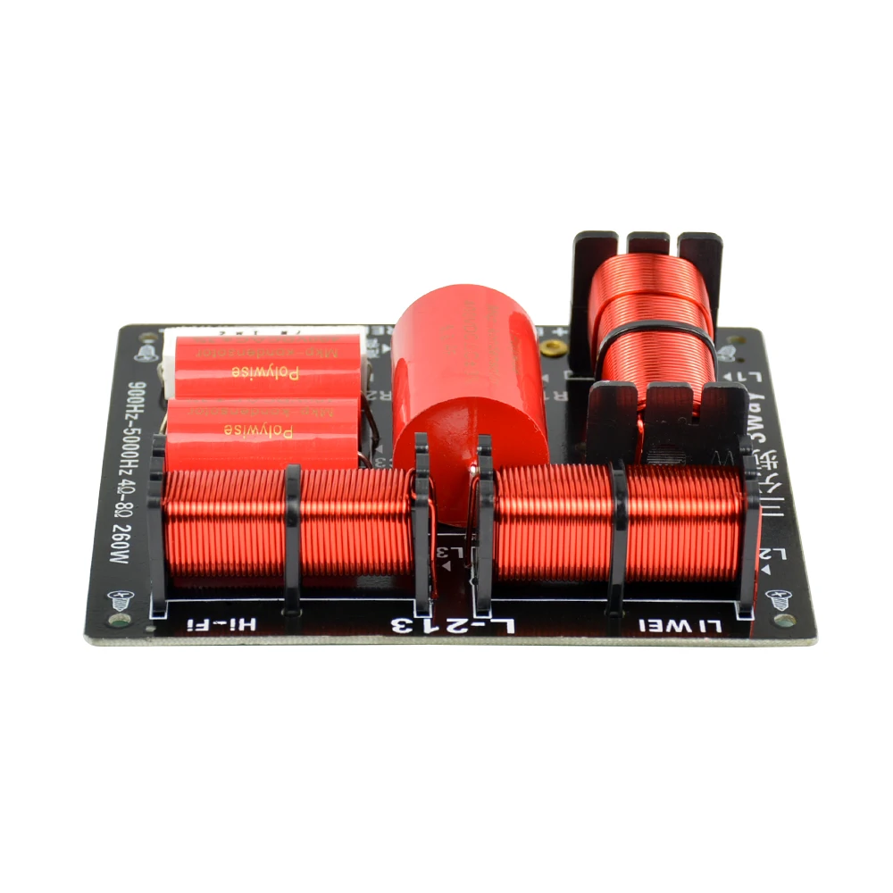 Alto-falante de Áudio Agudos + Midrange + Baixo Divisor de Freqüência Alto-falante de Cinema em Casa Filtro para 4-8 Aiyima Vias Crossover Ohm Diy 260w 3 - Image 5