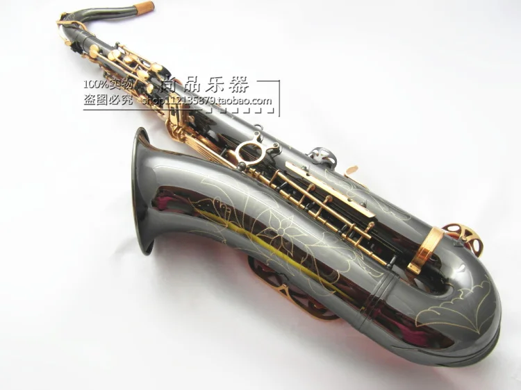 

Genuine selme 54 tenor saxophone B adjustable Nickel plated tenor saxophone Black nickel gold key
