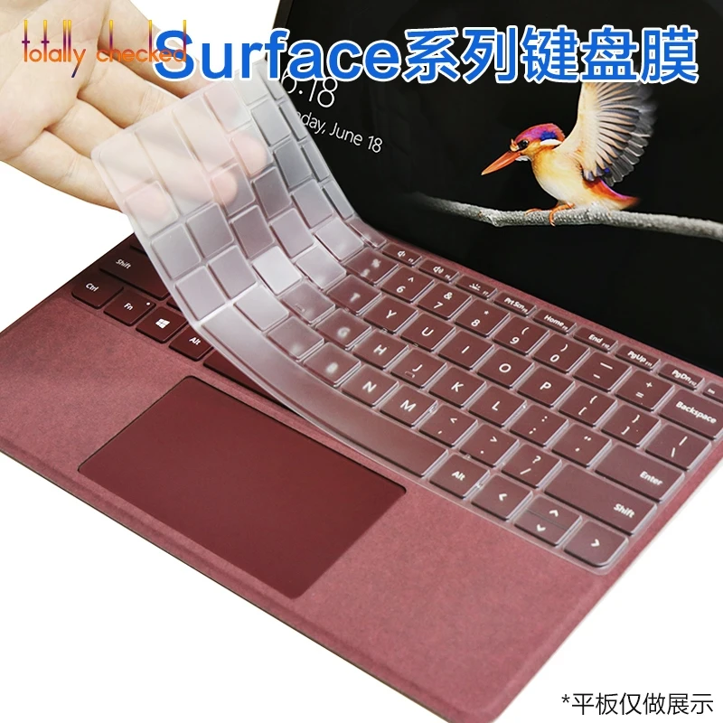 Прозрачная силиконовая накладка на клавиатуру для ноутбука 15 6 дюйма/Surface Book 1 2 3 13