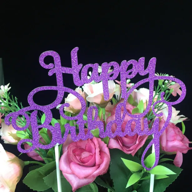 Lily Pink Name Sticker DIY Greeting Card Toppers Personalise Cards Gifts