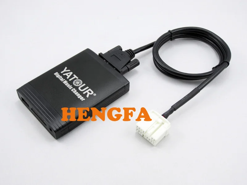 Автомобильный цифровой музыкальный адаптер Yatour USB MP3 AUX для Fiat Sedici / Suzuki Opel Agila 14