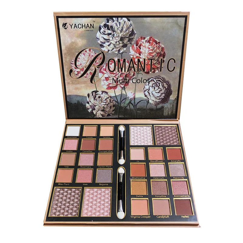 

New 28 Color Makeup Eyeshadow Palette Shimmer Matte Glitter Powder Waterproof Multi Color Pigmented Highlighter Palette Cosmetic