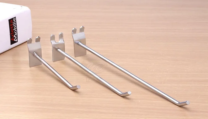 

10pcs Irony Single Hook 5cm 10cm 15cm 20cm Length For Shelf Al Groove Plate