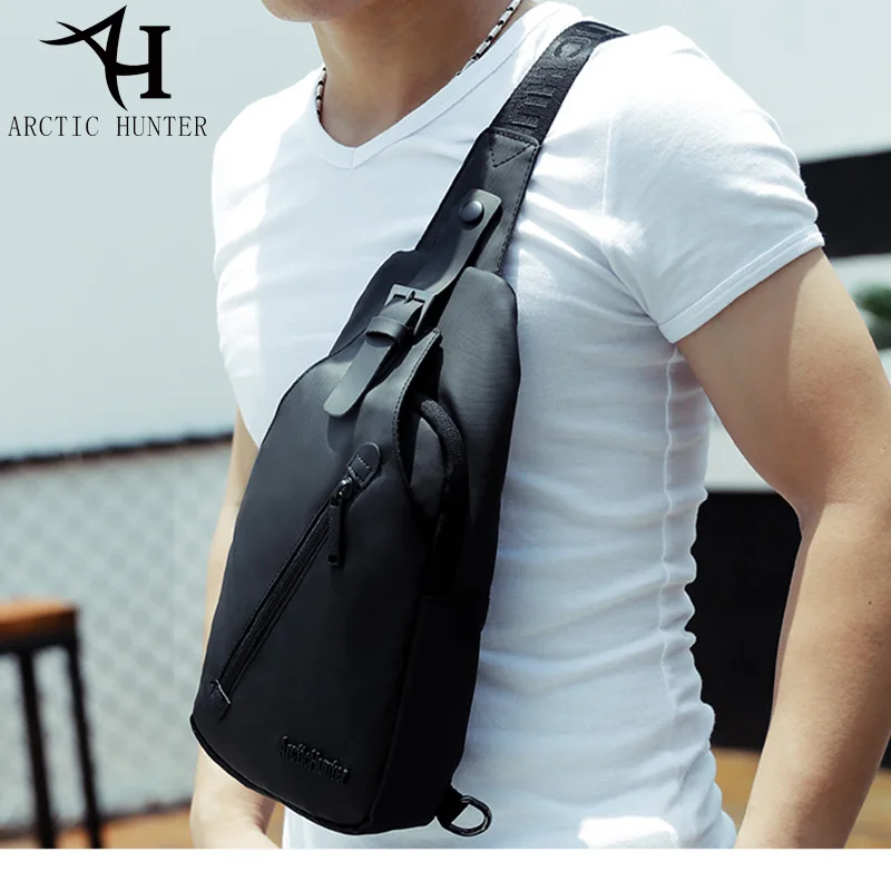 ARCTIC HUNTER Anti Theft Crossbody Bag for Men Casual Fashion black