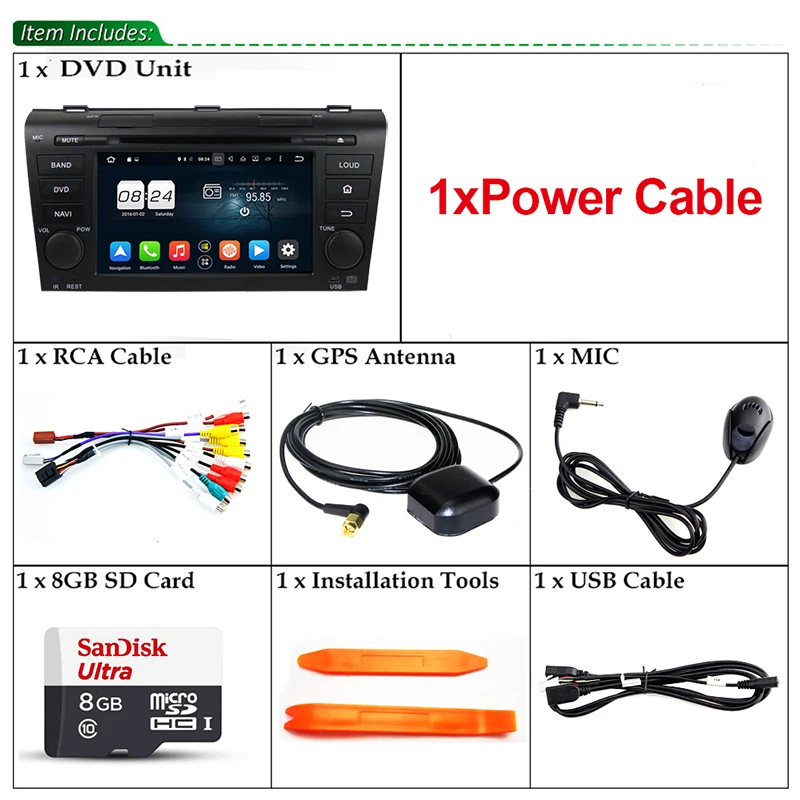 Sinairyu Восьмиядерный Android 6.0 dvd плеер автомобиля Fit Mazda 3 Mazda3 2004 2005 2006 2007 2008 2009 GPS