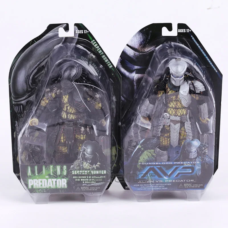 

NECA Alien vs. Predator Young Blood Predator / Serpent Hunter PVC Action Figure Collectible Model Toy 8" 20cm
