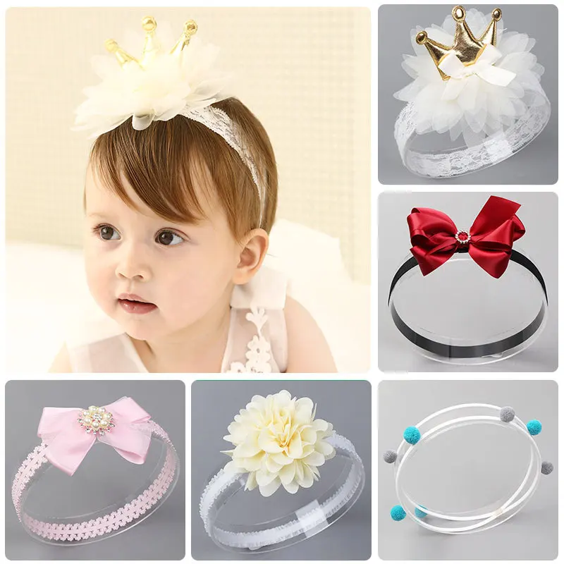 

Fashion Newborn Toddler Headband Children's Cute Hair Accessories Flower Baby Headbands Girl Elastic bands Headwear 23 styles