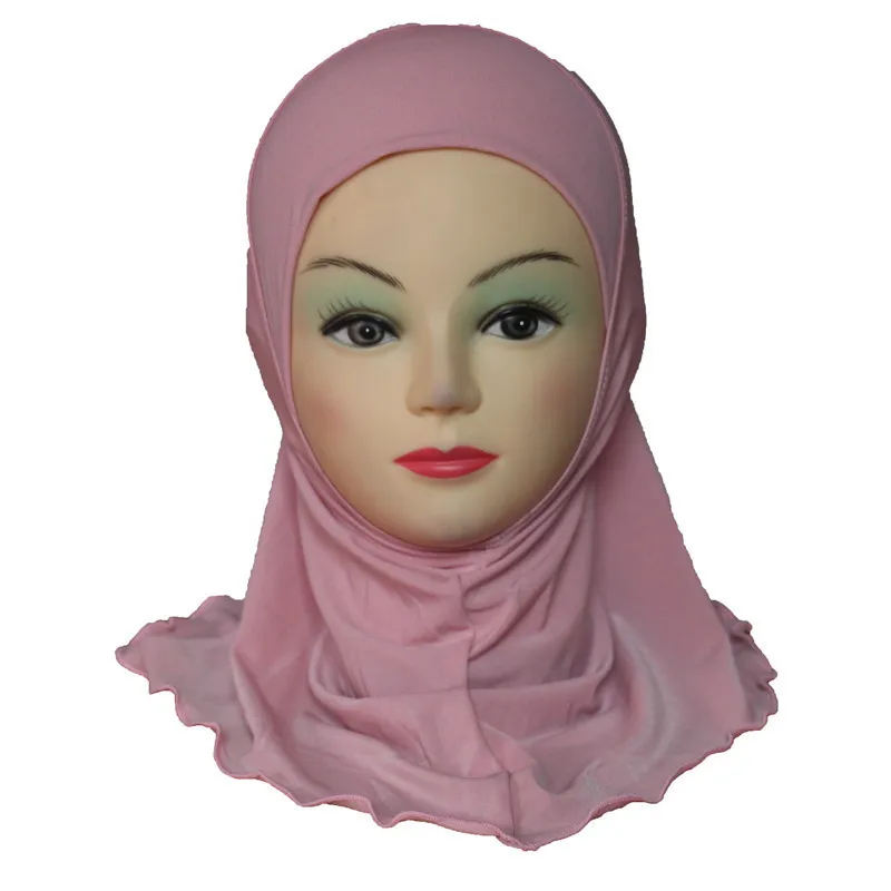 Исламский головной убор для девочек с тучками для малышей Детские Amira хиджаб, мусульманский шарф мгновенное легкое хиджаб для младенцев