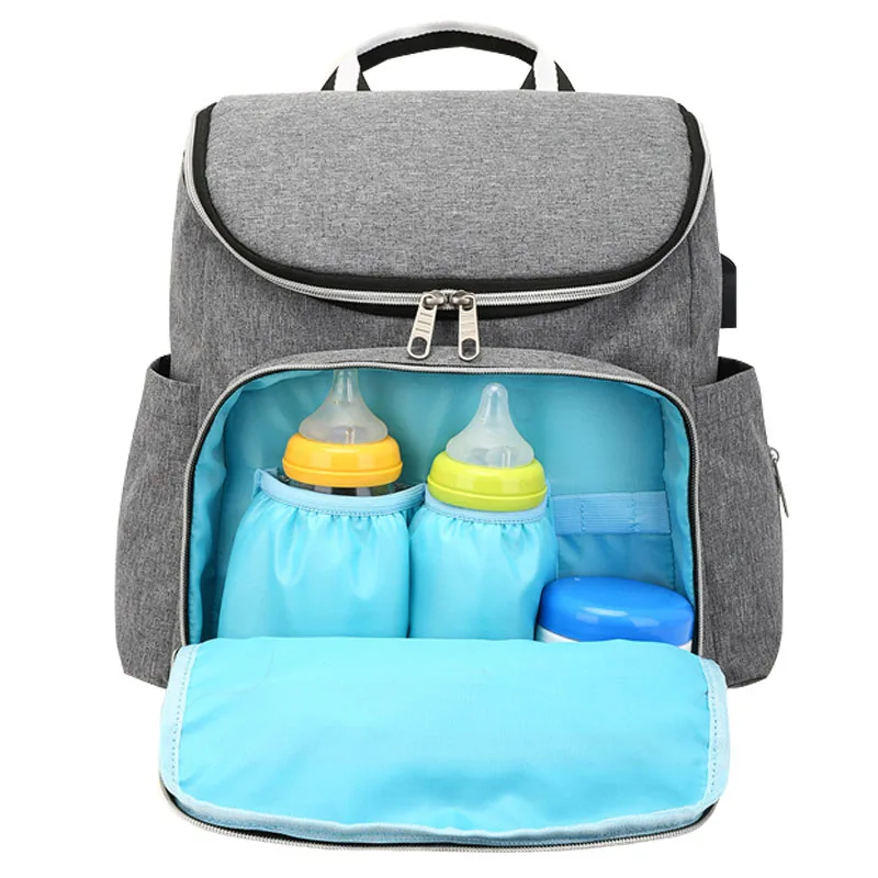 

New Style Large Capacity Travel Mummy Baby Bag For Baby Feeder Waterproof Multi-Function Baby Care Nappy Diaper Bag Backpack